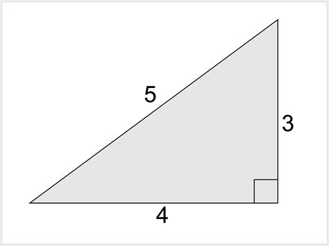 直角三角形3 4 5角度